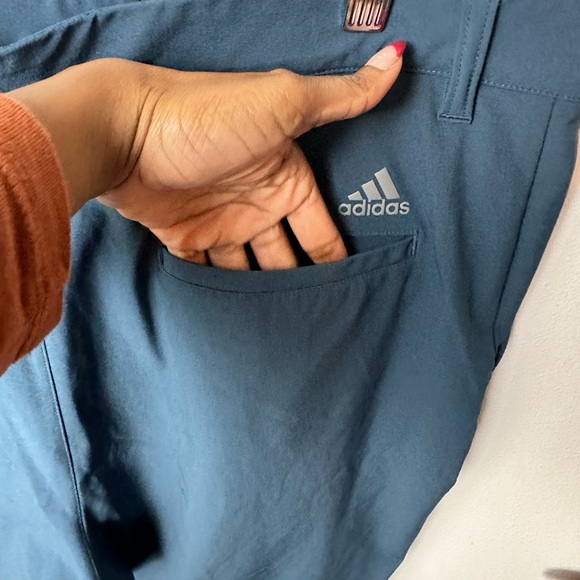 #64 ADIDAS MEN BLUE SHORTS - Picture 5 of 7